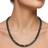 Moissanite Tennis Chain 4MM Black