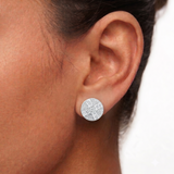 Moissanite Round Baguette Studs 9.5MM