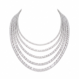 Moissanite Tennis Chain 5MM 925 Silver