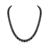 Moissanite Tennis Chain 4MM Black
