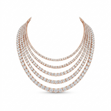 Moissanite Tennis Chain 3MM Rose Gold