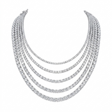 Moissanite Tennis Chain 3MM 925 Silver