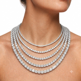 Moissanite Tennis Chain 3MM 925 Silver