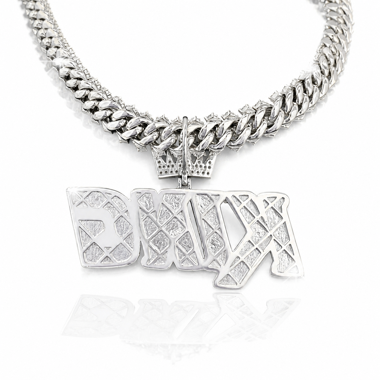 Hip Hop Moissanite King Pendant Iced Out | 8.60ct VVS D Color | 925 Sterling Silver