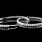 Moissanite Diamond VVS D Color Stunning Hoops Real Silver 925 - 25MM-45MM| PASS DIAMOND TESTER