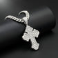 Baguette Gothic Tupac Cross Pendant | 925 Silver | VVS D Color Moissanite Diamond| PASS DIAMOND TESTER!!!