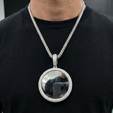 Custom Moissanite Photo Pendant 35MM