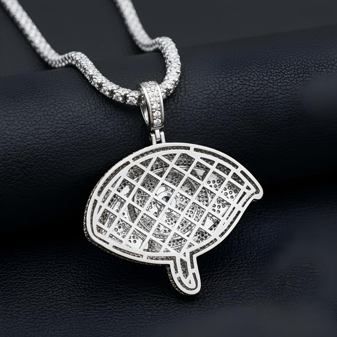  Evil Eye | Moissanite Diamond VVS D Color | 925 Silver Hip Hop Charm | PASS DIAMOND TESTER!!!