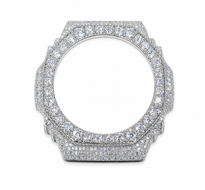 Moissanite G-Shock GA-2100 iced out bezel kit 11CT VVS D color GRA certified 925 silver Atlanta