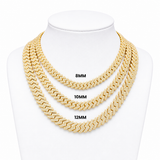 GRA certified moissanite Cuban link chain 10MM 925 silver VVS D color passes diamond tester men women 