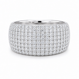 Mens Moissanite 11-Row Iced Band 2.3CT