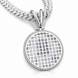 Moissanite Globe World Pendant Crown Bale