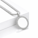 Moissanite Cuban link picture pendant VVS D color GRA certified 925 silver free picture fixing Atlanta