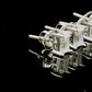 Moissanite Diamond VVS D Color Real Solid Sterling Silver 925 Emerald Cut Stud Earrings | 5MM - 6MM | PASS DIAMOND TESTER