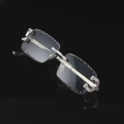 Moissanite Clear Sunglasses
