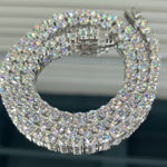 Moissanite Tennis Chain 6MM 925 Silver, VVS D color GRA certified – Paradise Gems Atlanta