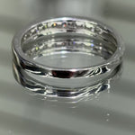 Moissanite Half Eternity Band 1CT Women, 925 silver, VVS D color GRA certified – Paradise Gems Atlanta