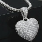 Puff Heart Charm Hip Hop