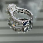 5CT Oval Cut Moissanite Engagement Ring, VVS D color GRA certified – Paradise Gems Atlanta