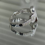 Moissanite Ankh Cross Ring 1.2CT Unisex, 925 silver, VVS D color GRA certified – Paradise Gems Atlanta