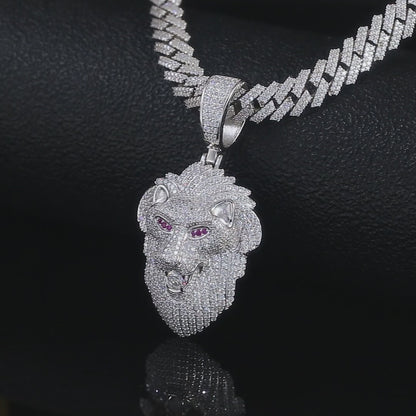 Moissanite Pendant Iced Out