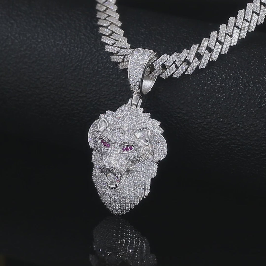 Moissanite Pendant Iced Out