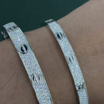 Moissanite Love Bracelet Bangle, 925 silver, VVS D color GRA certified – Paradise Gems Atlanta