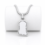 Moissanite Jesus Pendant Iced Out with 14K Gold Plating