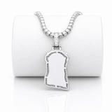 Moissanite Jesus Pendant Iced Out with 14K Gold Plating